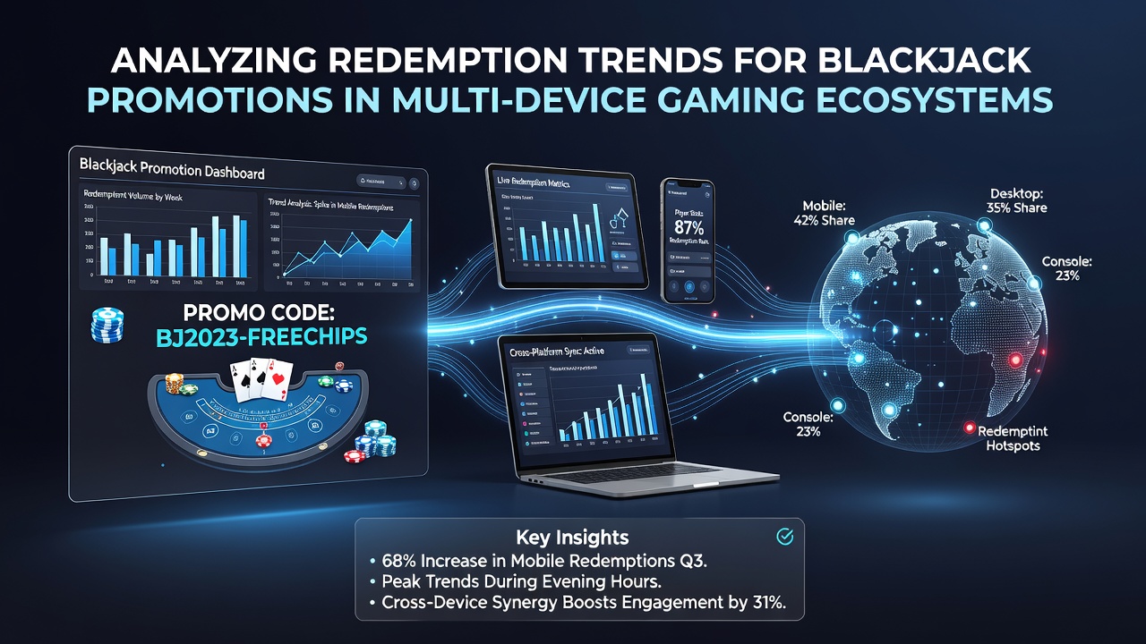 Darstellung von Einlösungsraten in Multi-Device-Blackjack-Umgebungen mit Fokus auf mobile und stationäre Geräte