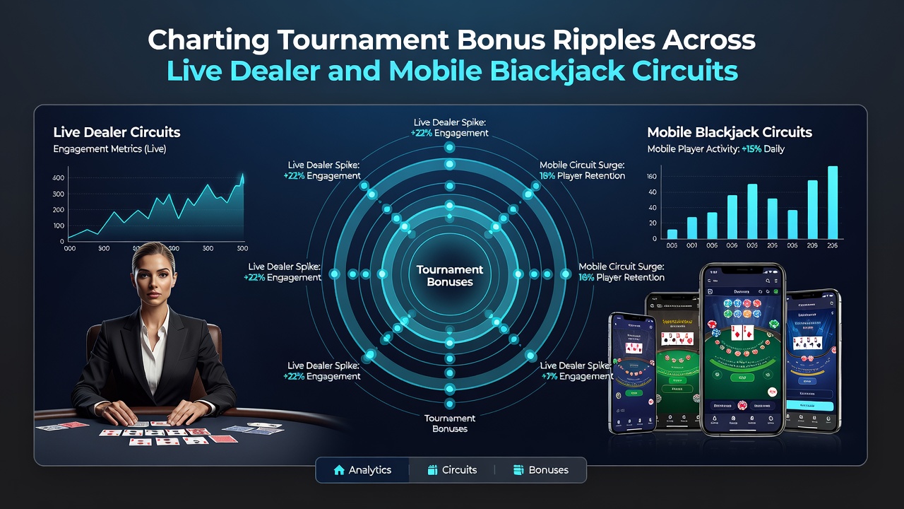 Darstellung mobiler Blackjack-Turniere mit Bonusintegration