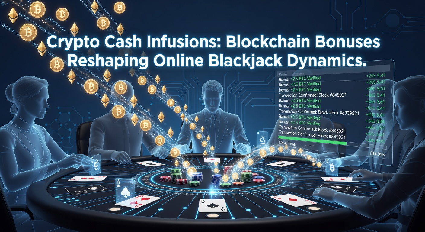 Blockchain-Technologie integriert sich nahtlos in Online-Blackjack-Plattformen, mit Krypto-Boni als zentralem Element